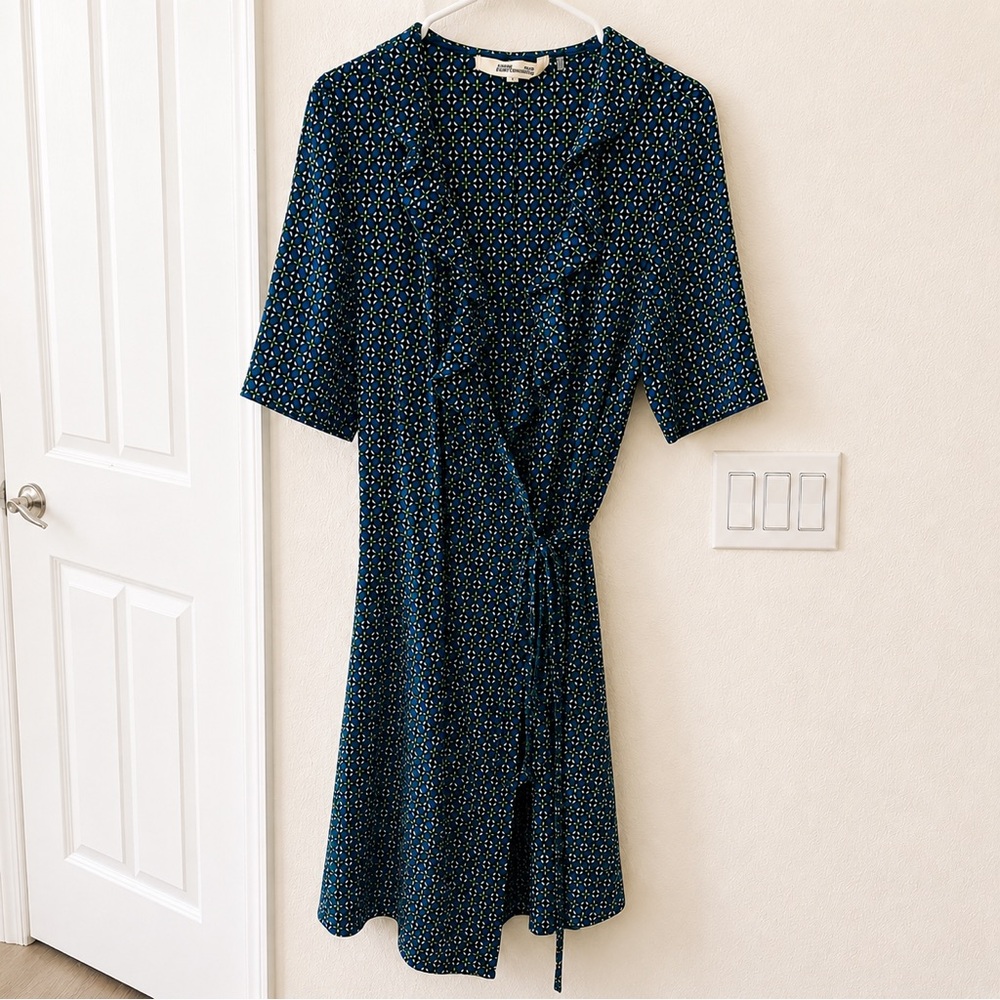 Diane Von Furstenberg Wrap Dress Sz 12